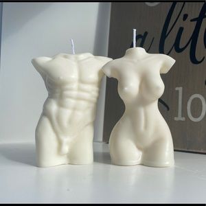 Man & Woman Soy Candle set (or sold separately)